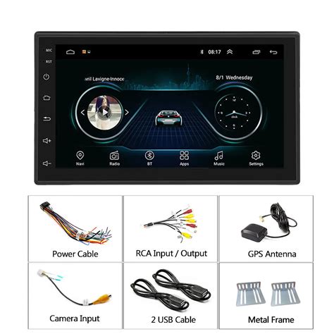 <strong>Podofo</strong> 2 Din <strong>Car Stereo</strong> Radio 7" HD Touch Screen <strong>Car</strong> Multimedia Player Bluetooth FM Radio TF USB Mirror Link For Android Iphone with 8 LED Camera. . Podofo car stereo manual